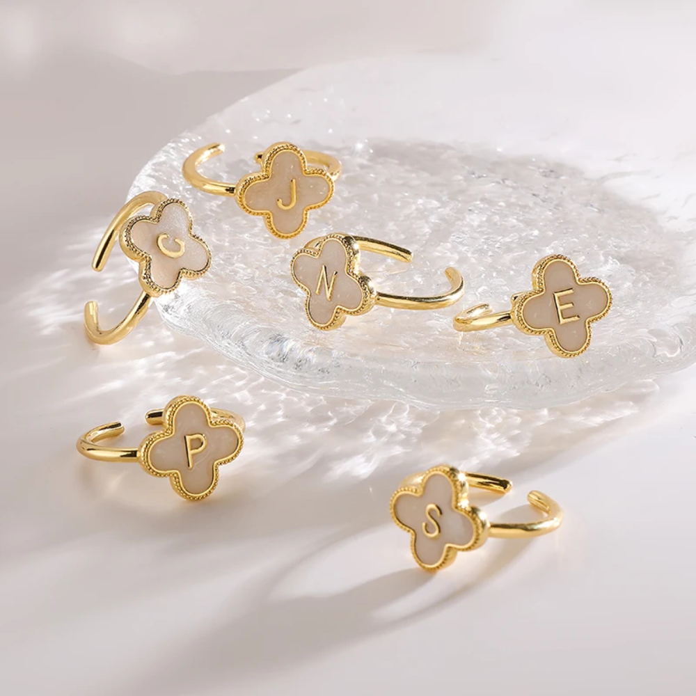 Initial Clover Ring - Image 26