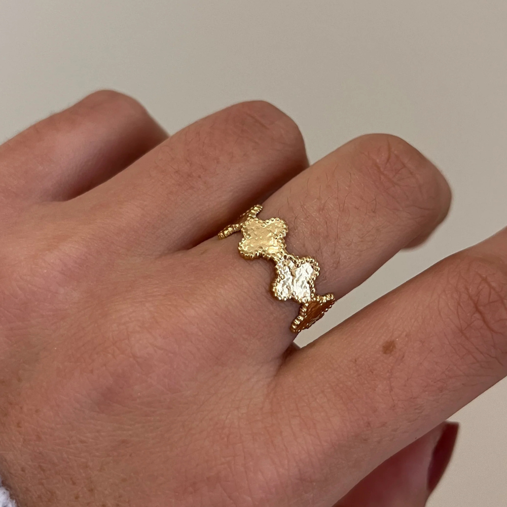 Adjustable Clover Ring - Image 2