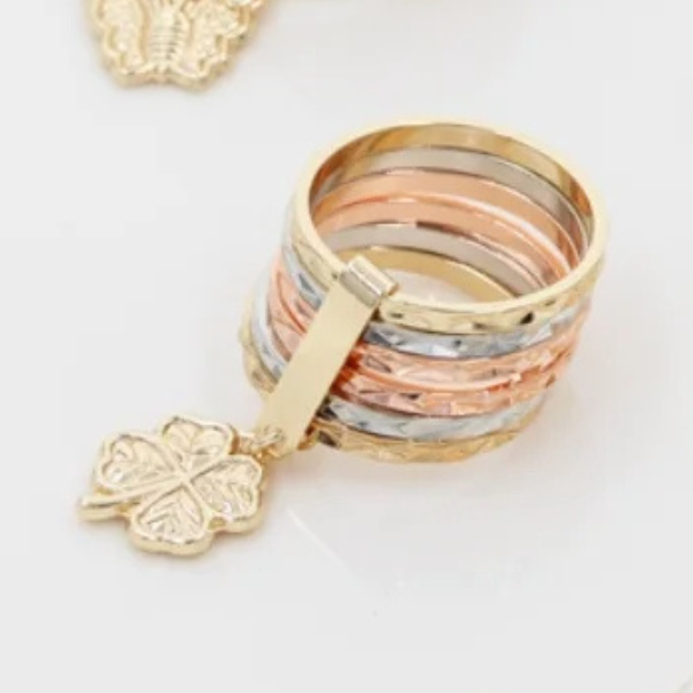 Clover Charm Ring - Image 3