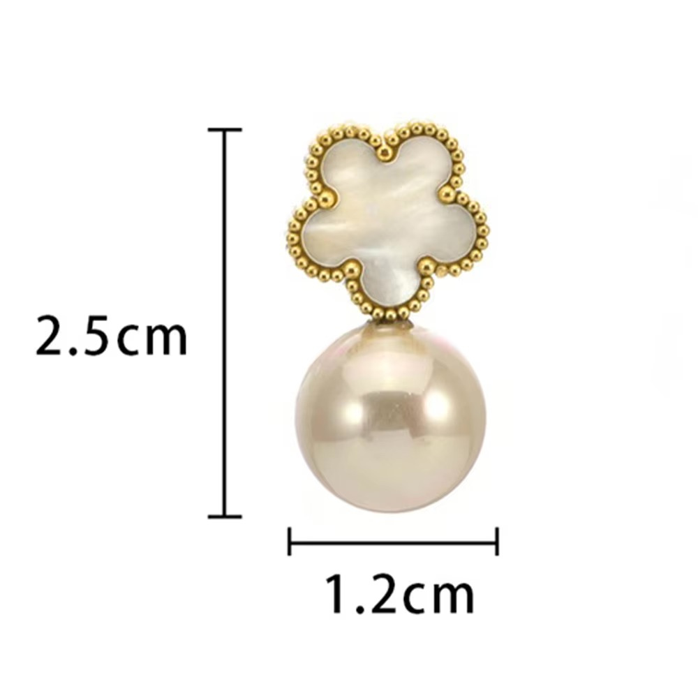 Pearl Clover Earrings - Image 9
