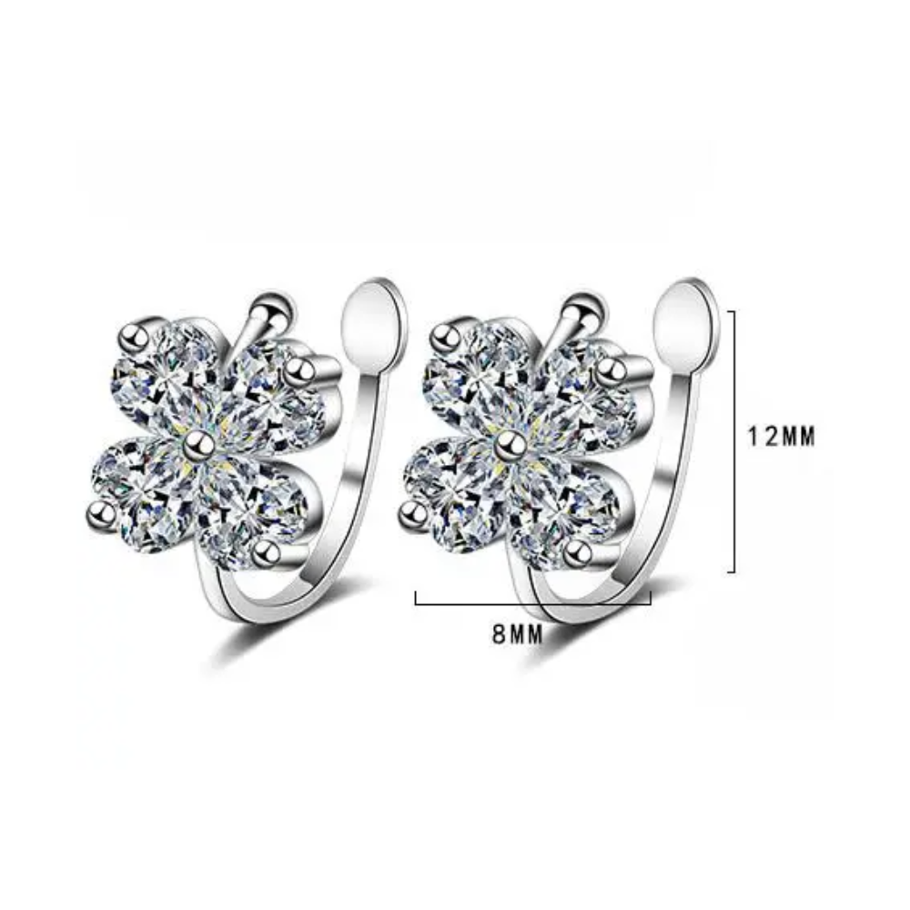 Silver Clover Earring - Image 3