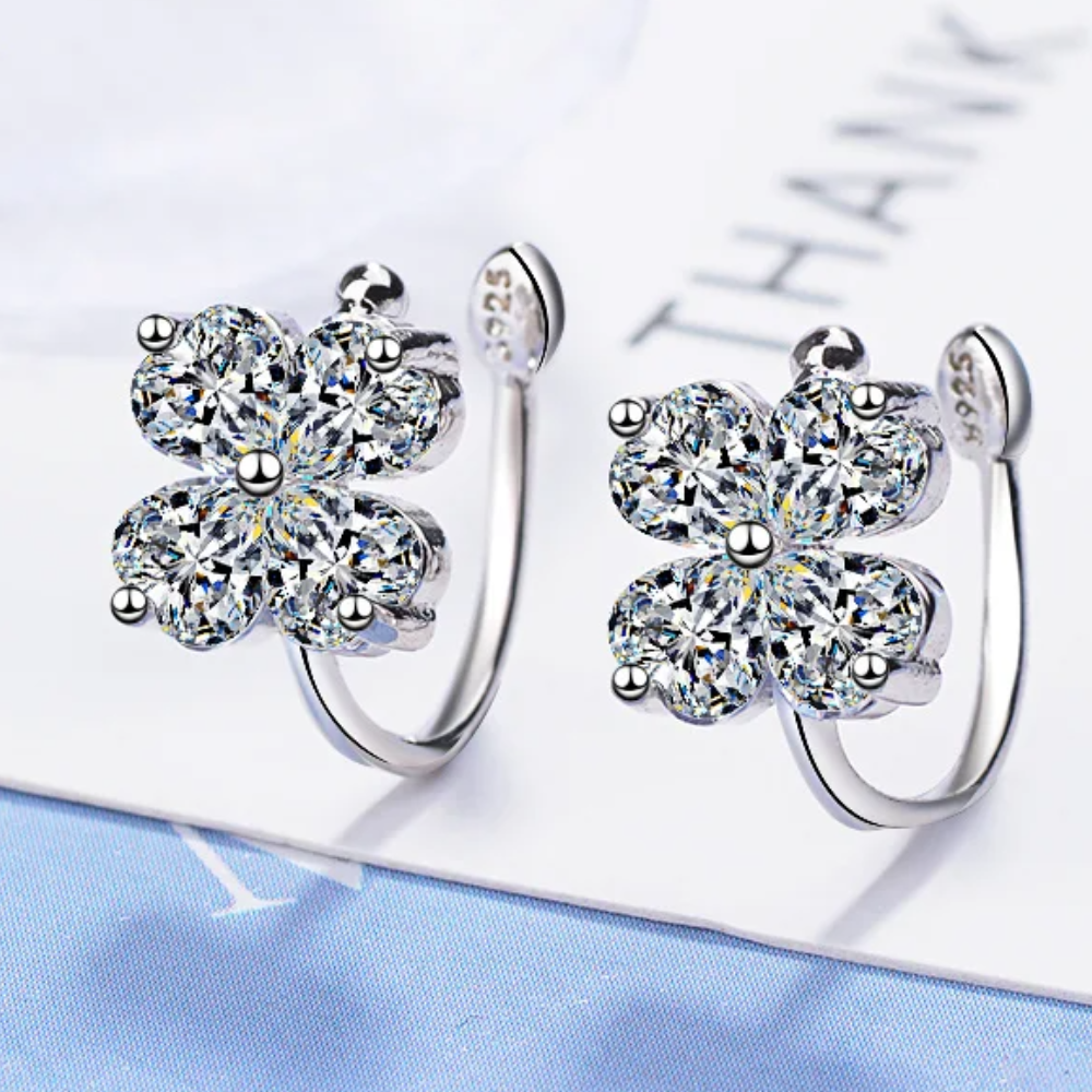 Silver Clover Earring - Image 2