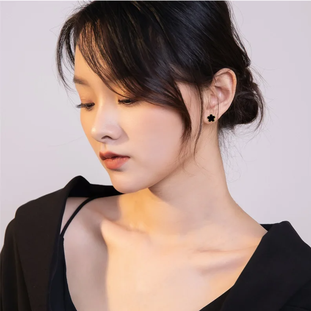Black Clover Earrings - Image 2