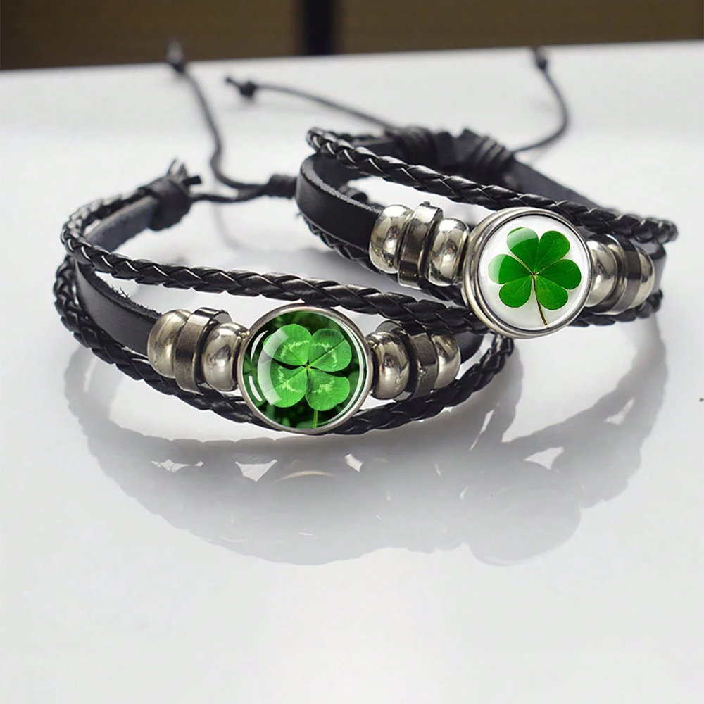 Black Clover Bracelet for Men - Image 9