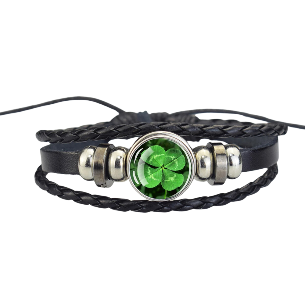 Black Clover Bracelet for Men - Image 12