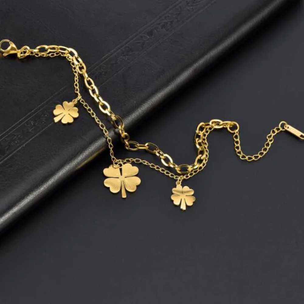 Three Clover Bracelet - Image 4