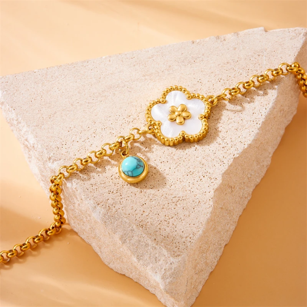 White Clover Bracelet - Image 3