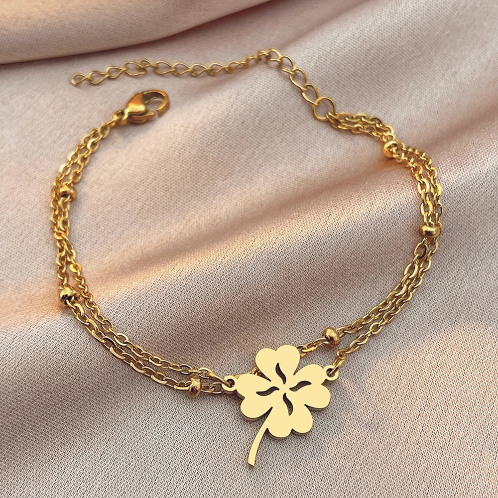 Lotus Clover Bracelet - Image 5