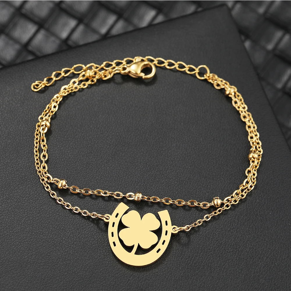 Horseshoe Clover Bracelet - Image 6