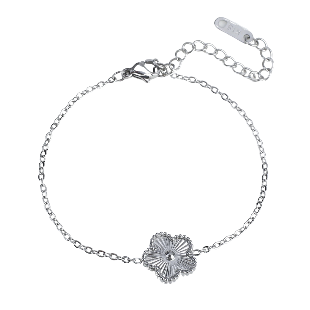 Steel Clover Bracelet - Image 4