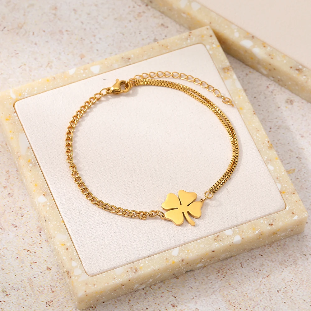 4 Leaf Clover Bracelet - Image 5