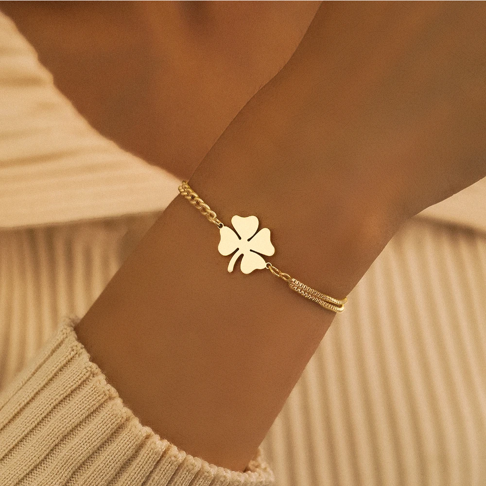 4 Leaf Clover Bracelet - Image 3