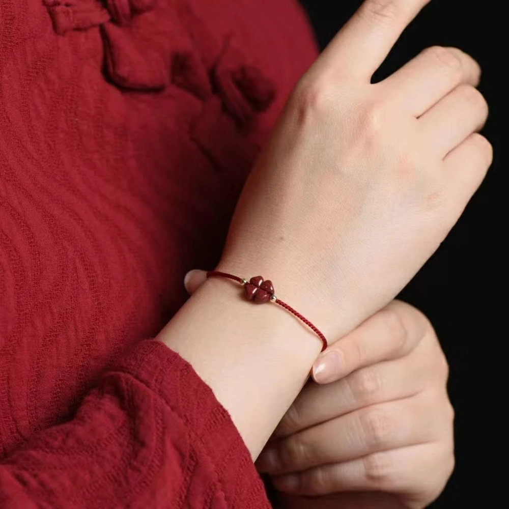 Red Clover Bracelet - Image 3