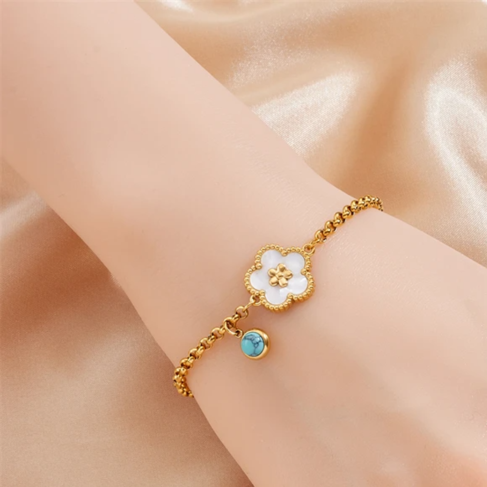 White Clover Bracelet - Image 5