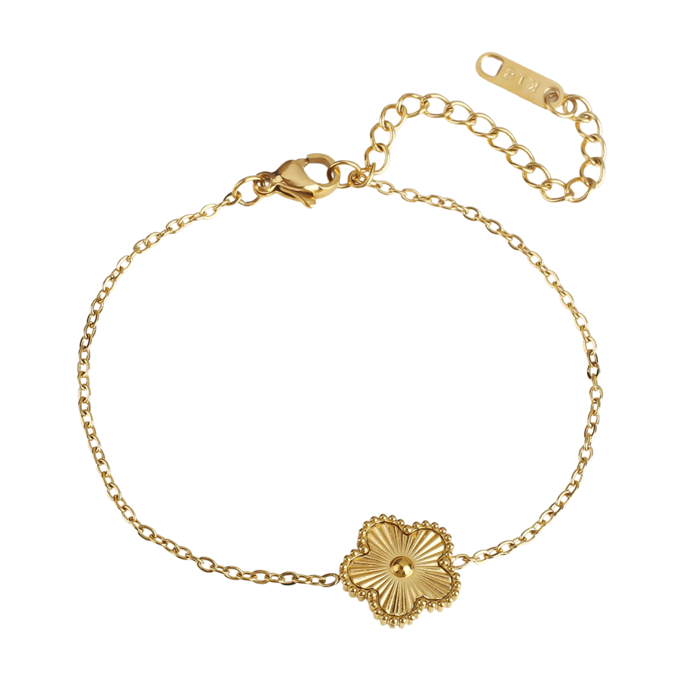 Steel Clover Bracelet - Image 3