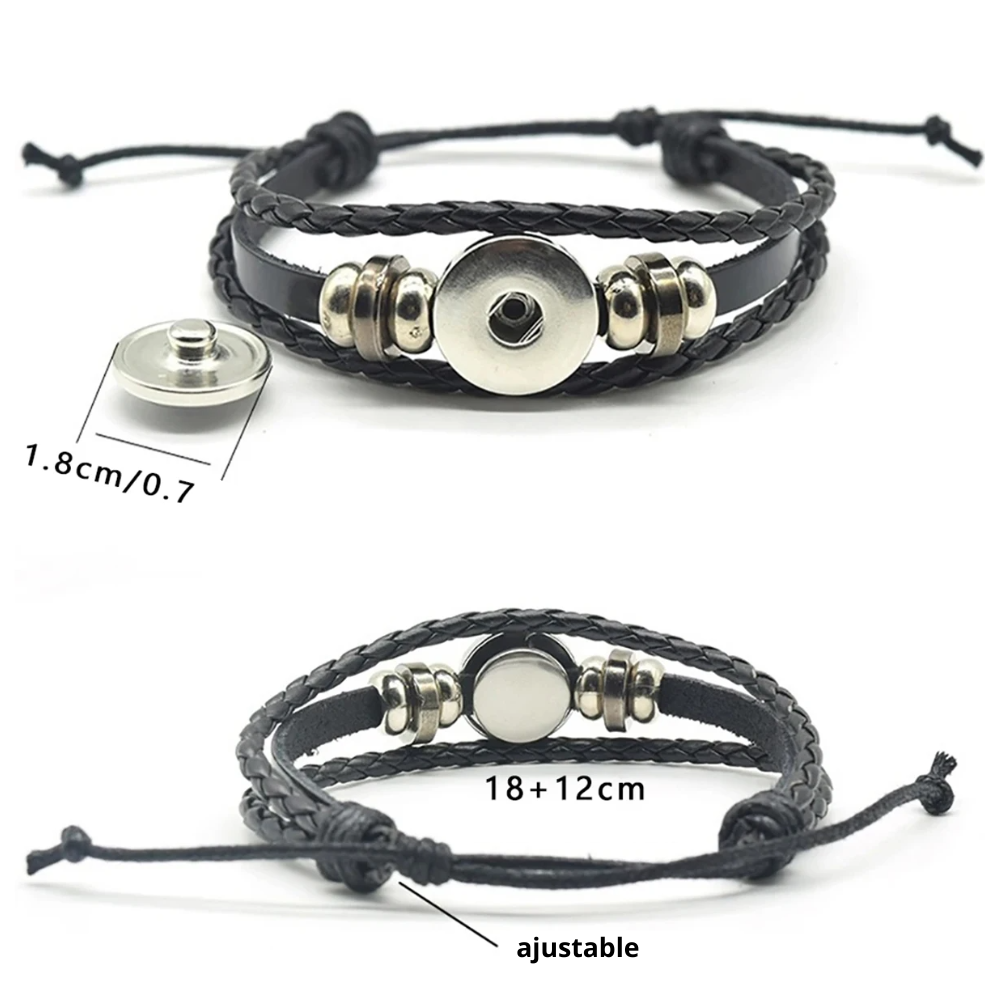 Black Clover Bracelet for Men - Image 11
