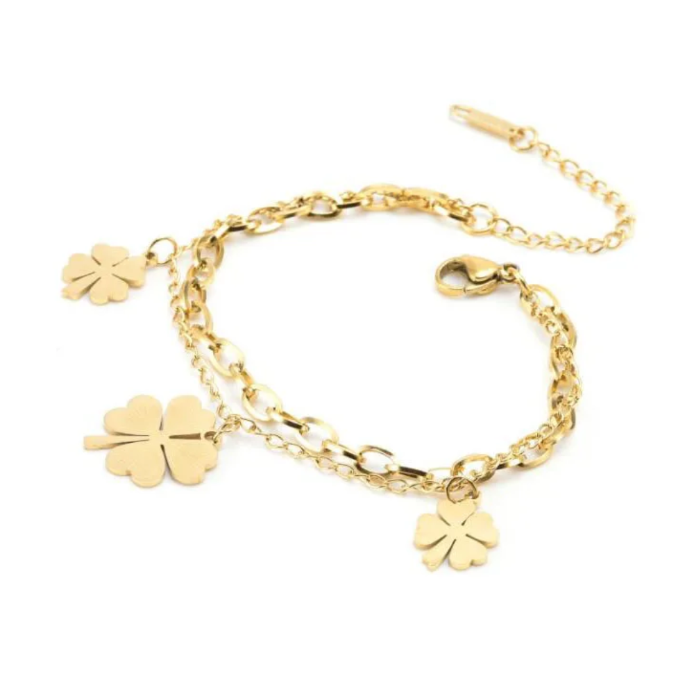 Three Clover Bracelet - Image 3