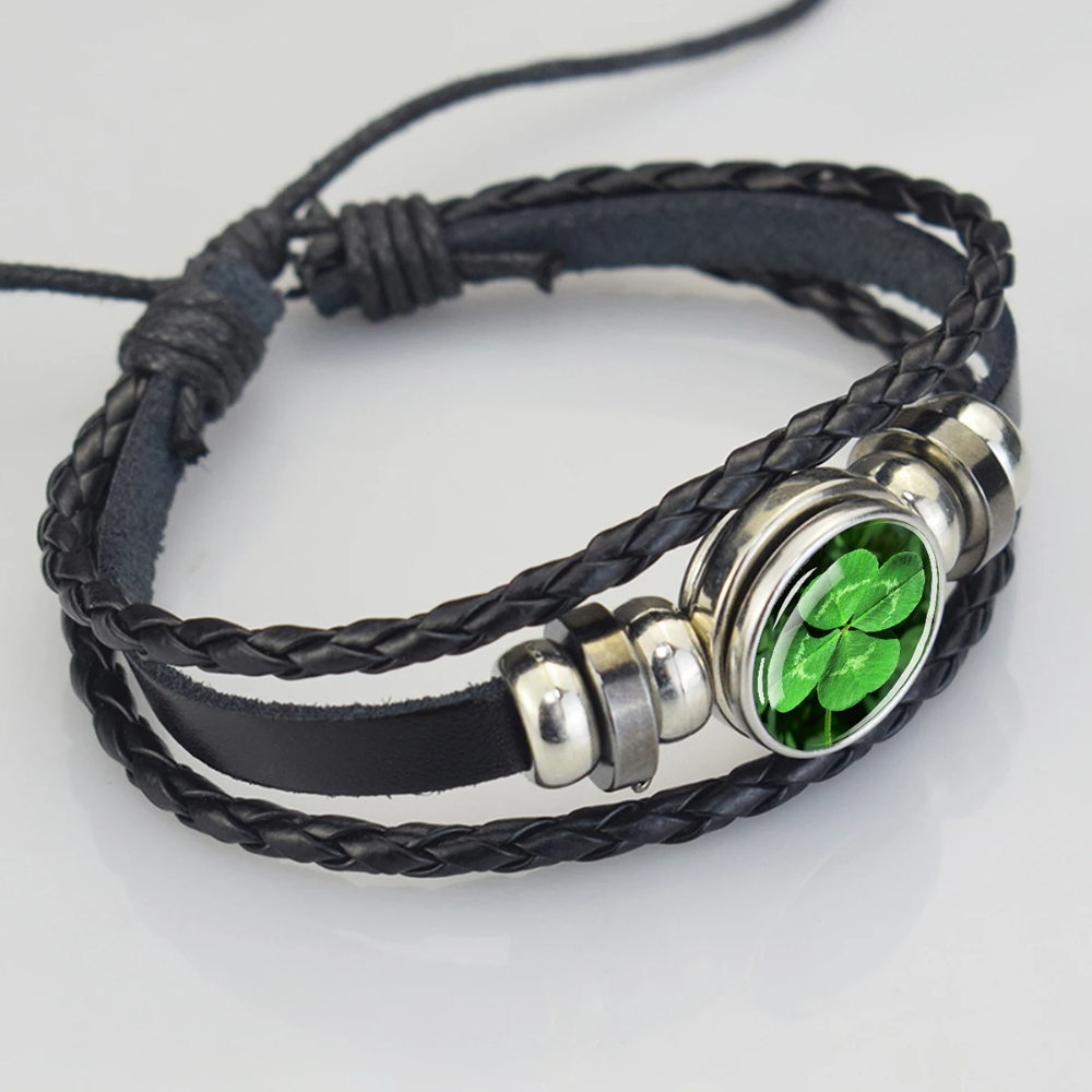 Black Clover Bracelet for Men - Image 10
