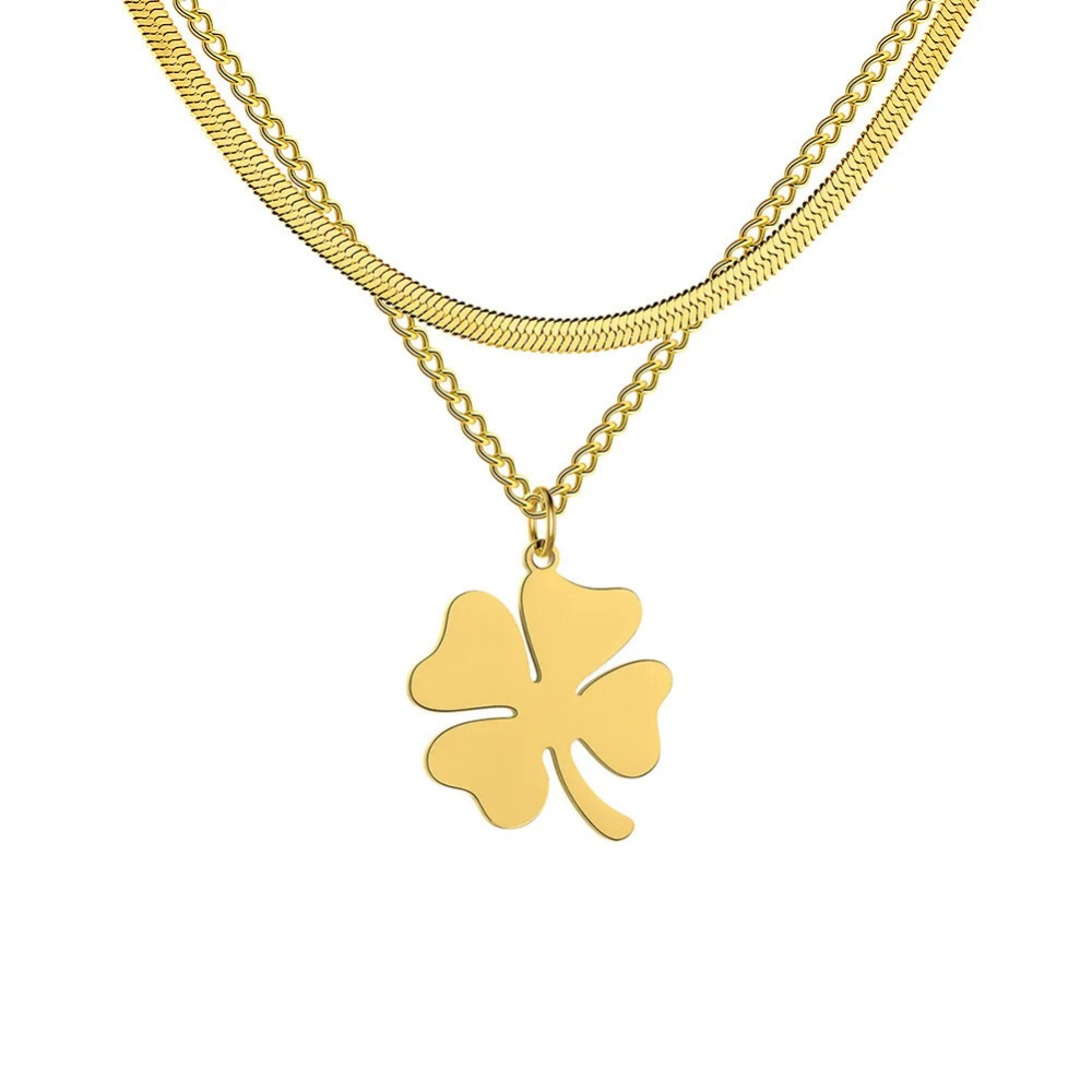 Clover Motif Necklace