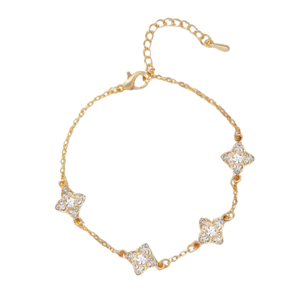 Clover Stone Bracelet