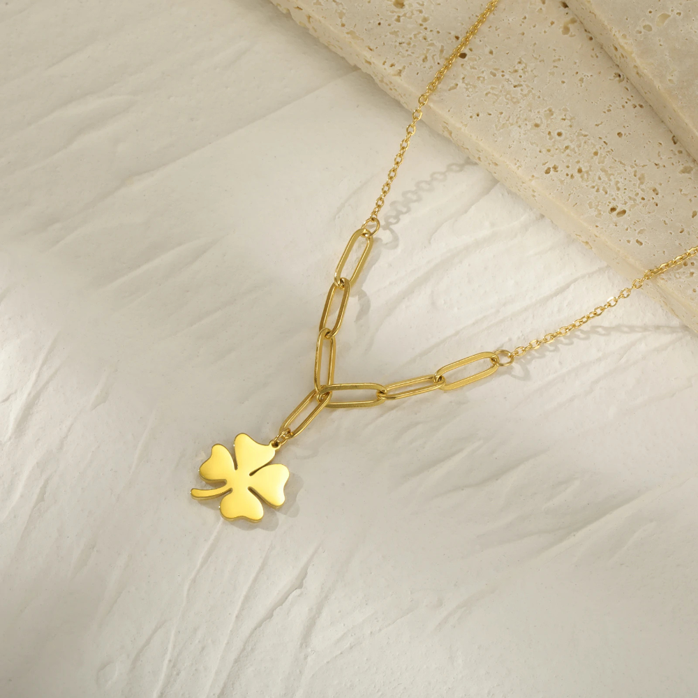 Long Clover Necklace - Image 3