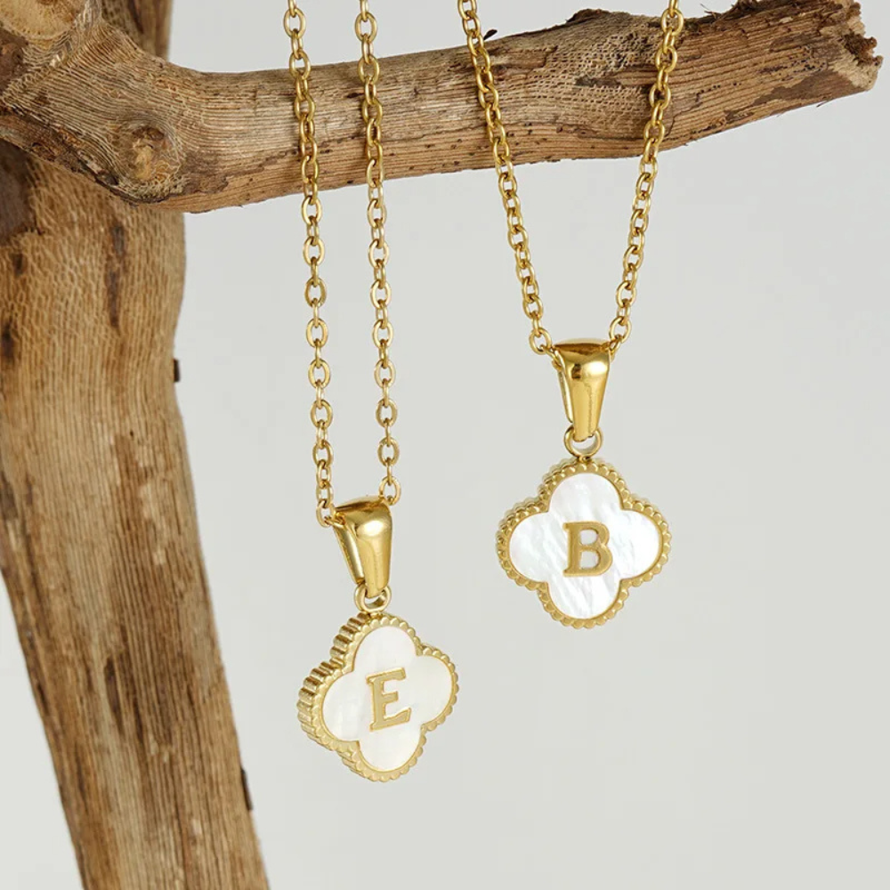 Initial Clover Necklace - Image 29