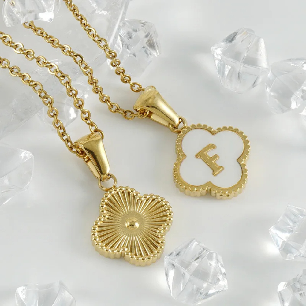 Initial Clover Necklace - Image 30
