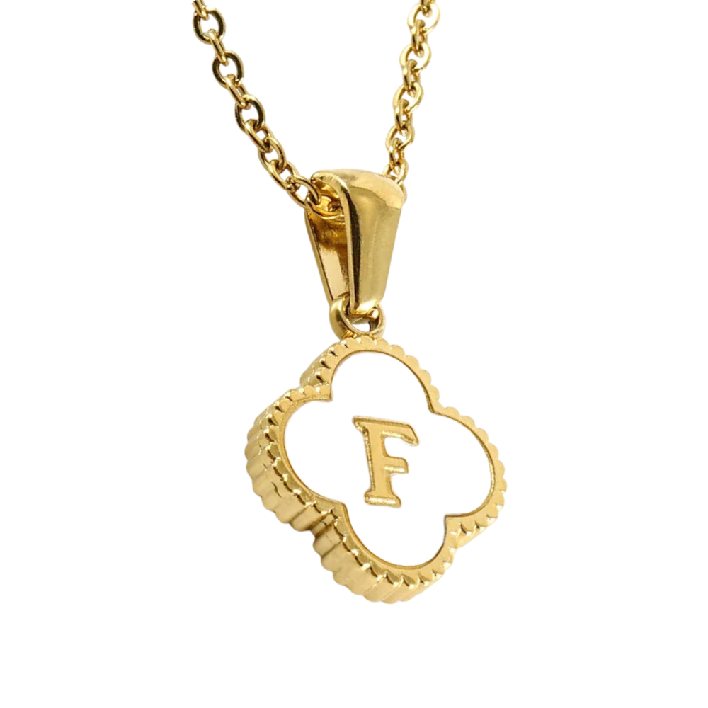 Initial Clover Necklace - Image 27