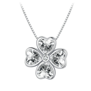 Crystal Clover Necklace