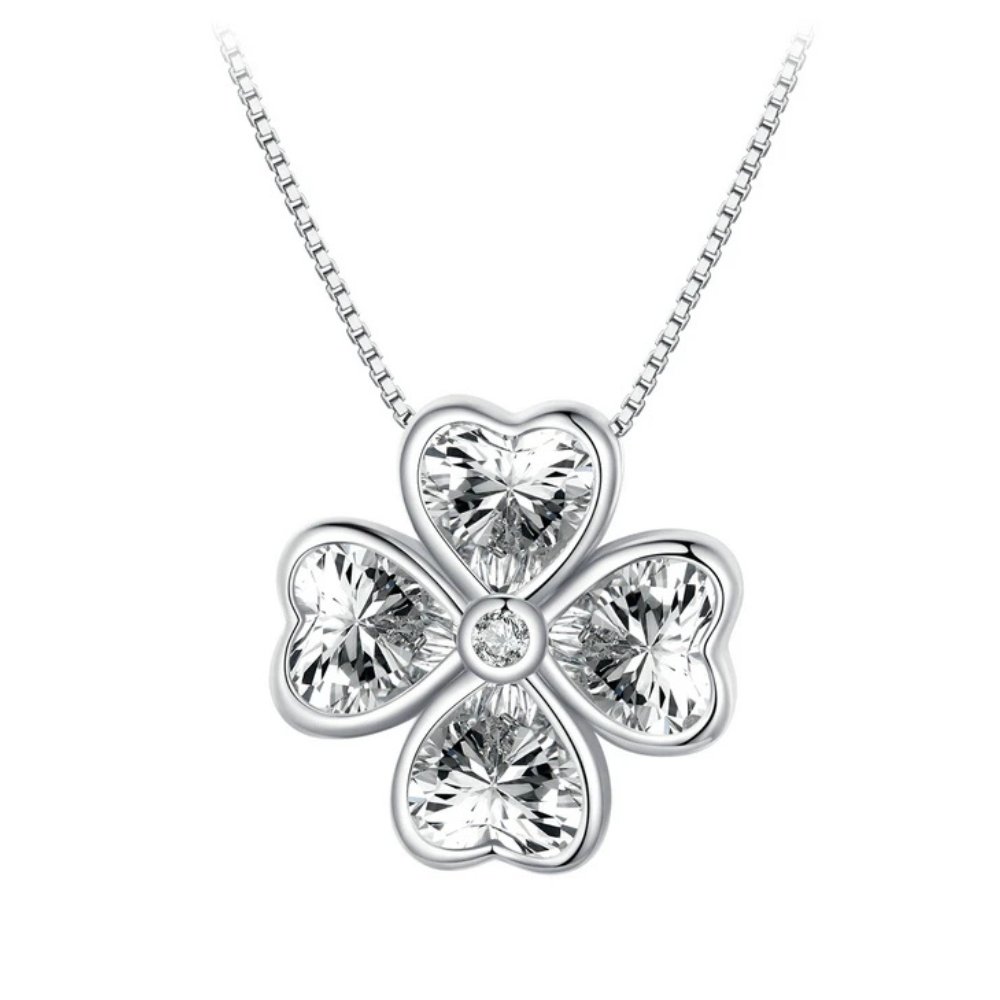 Crystal Clover Necklace
