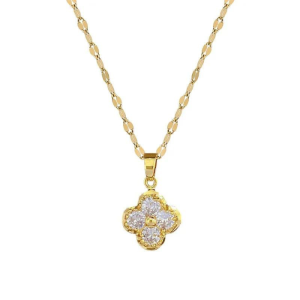 Diamond Clover Necklace