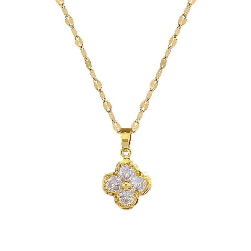 Diamond Clover Necklace