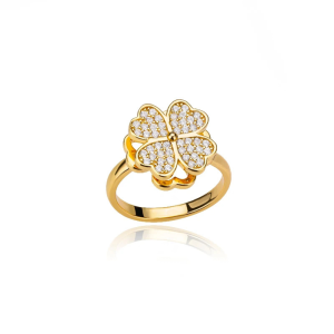 Diamond Clover Ring