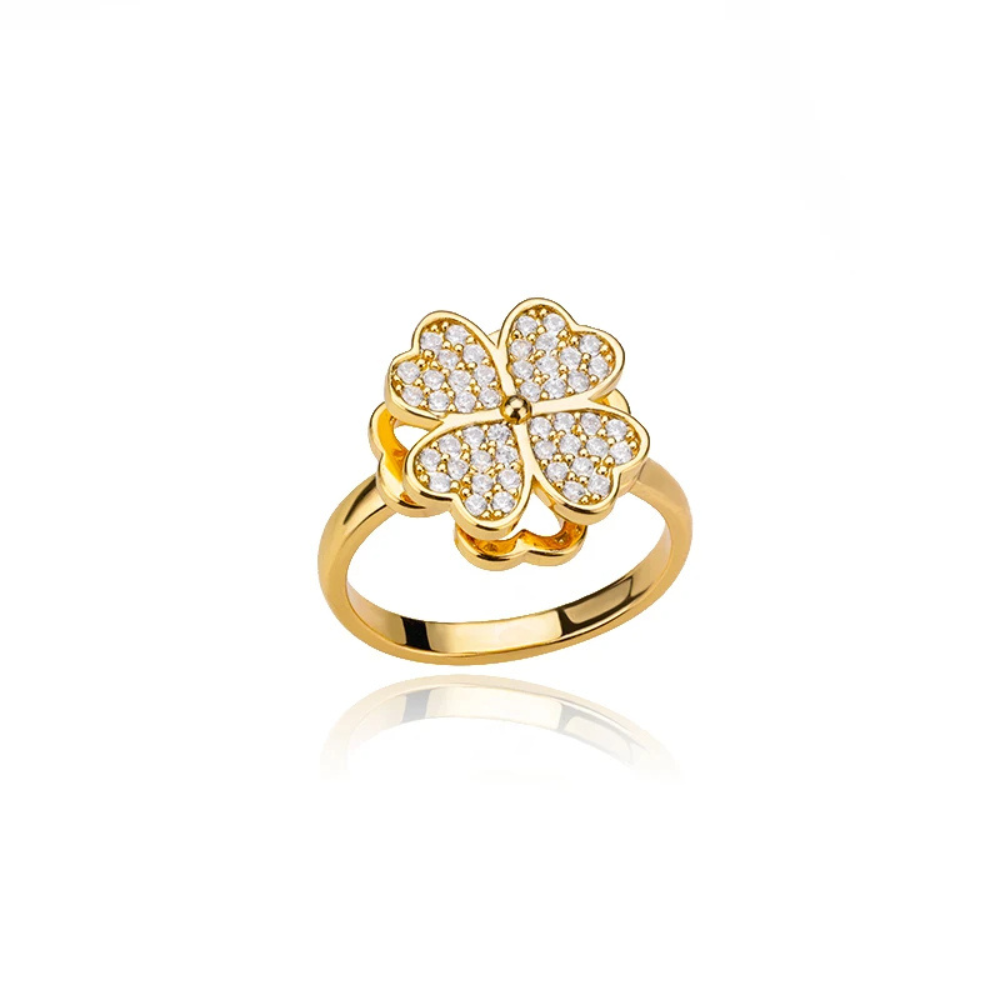 Diamond Clover Ring