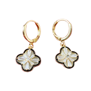 Gold Clover Earrings