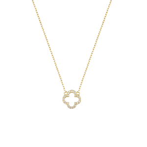 Gold Clover Necklace