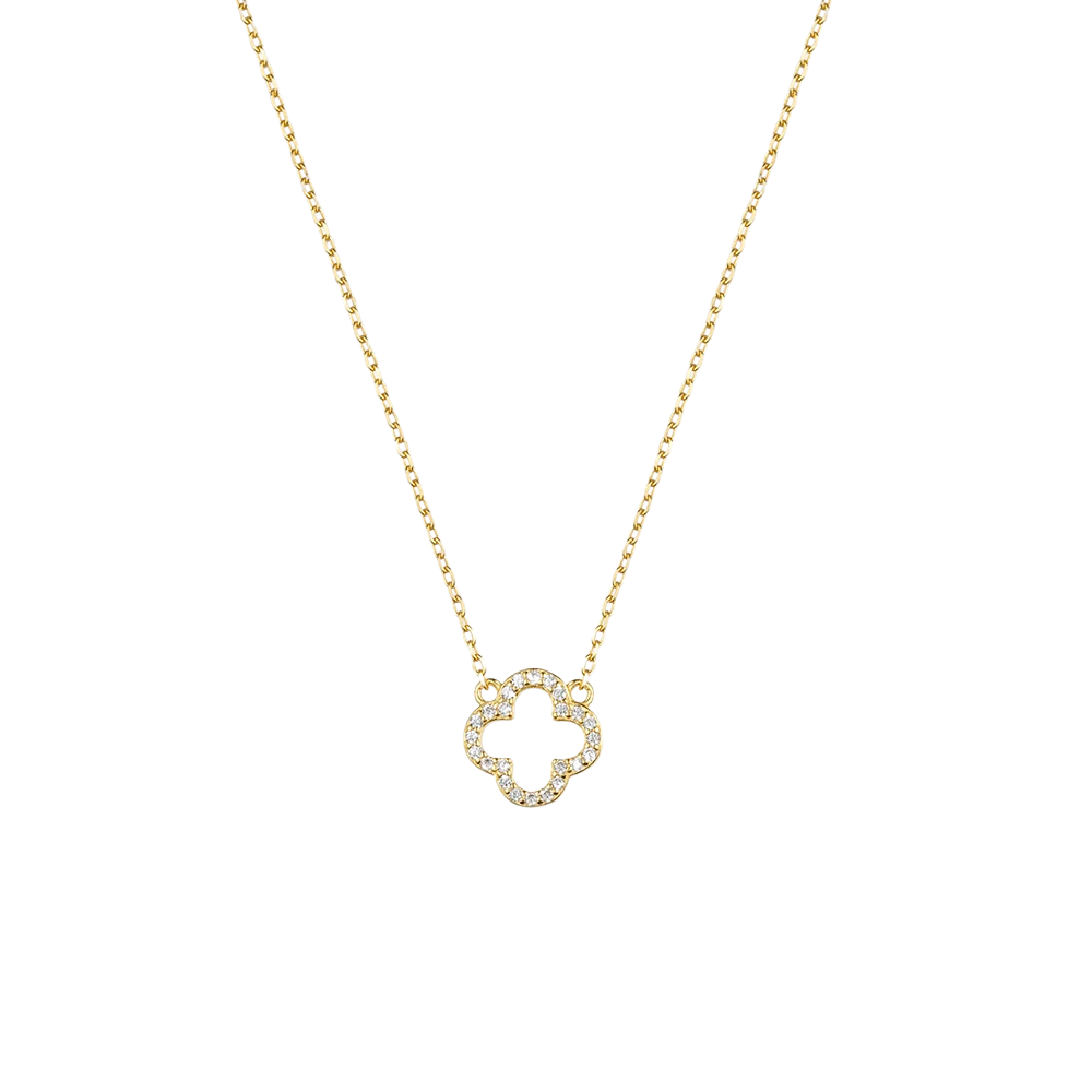 Gold Clover Necklace