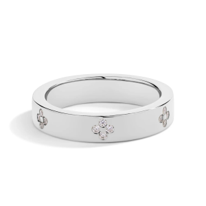 Gold Plated Clover Ring