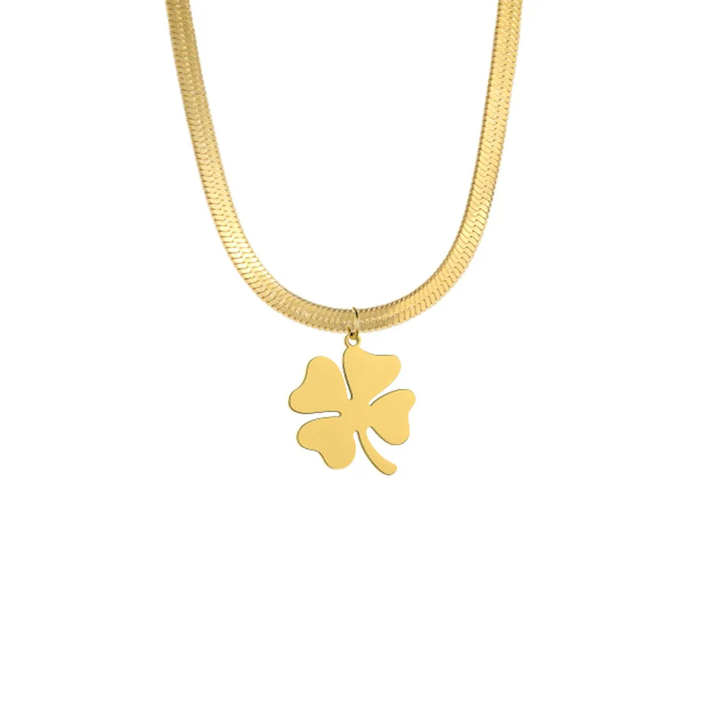 Golden Clover Necklace