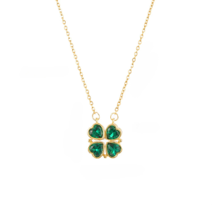 Green Clover Necklace