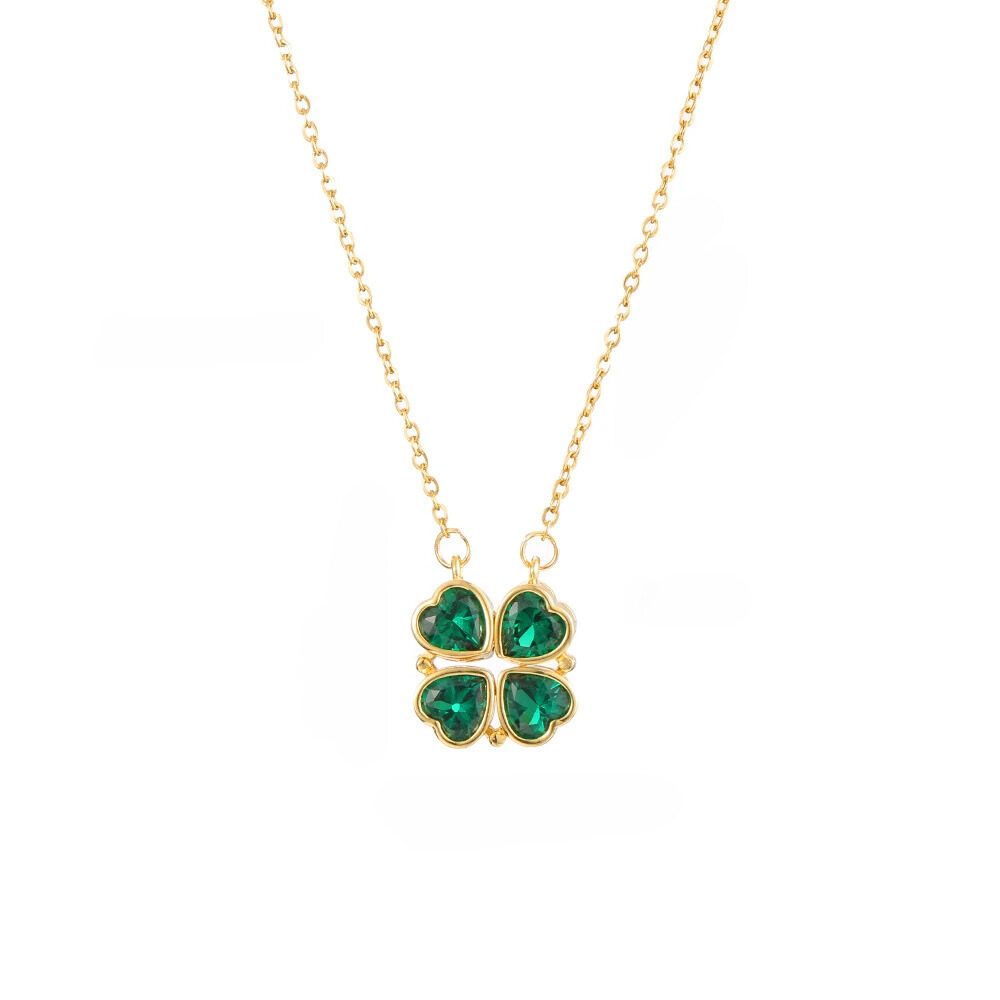 Green Clover Necklace
