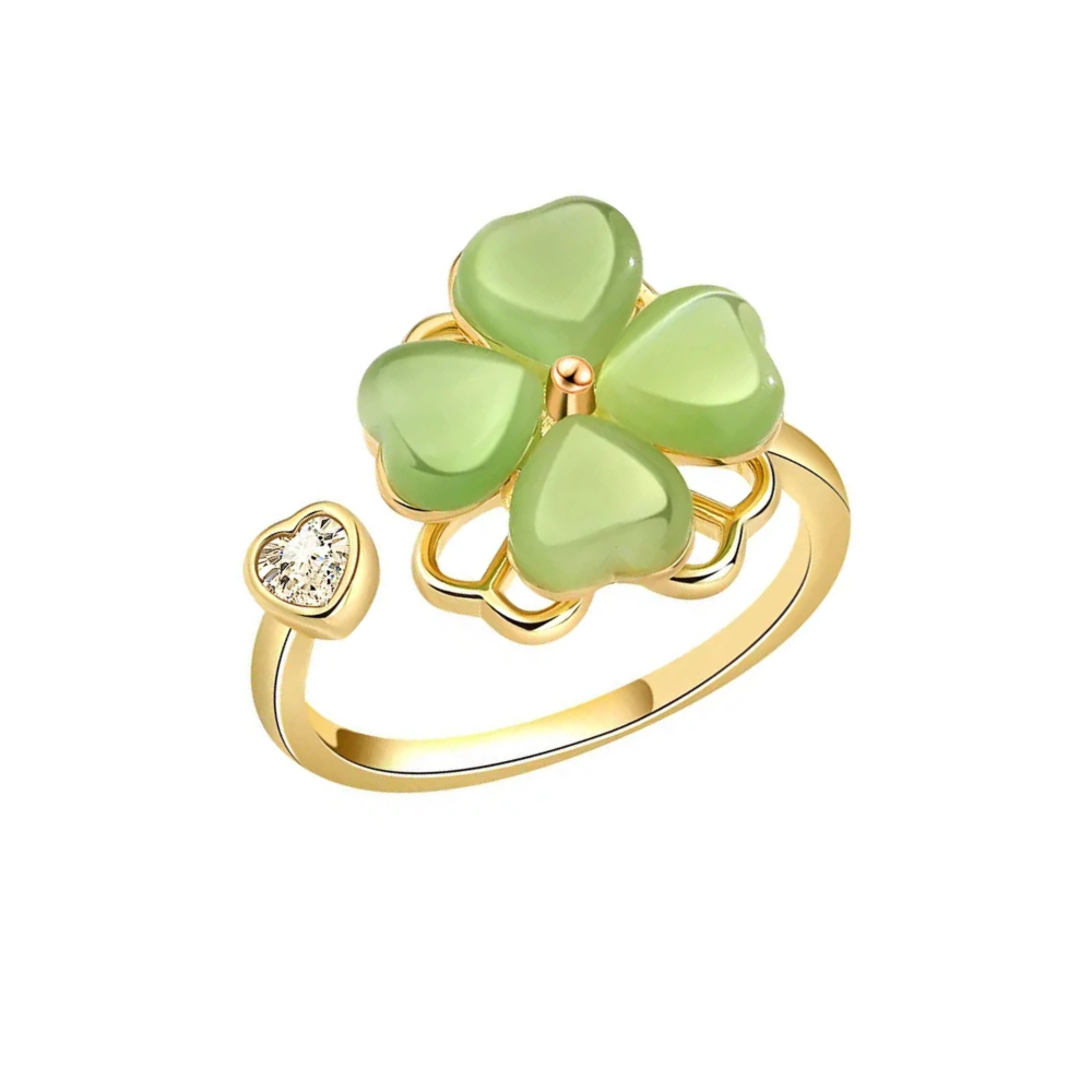 Green Clover Ring