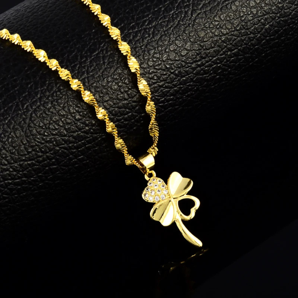 Heart Clover Necklace