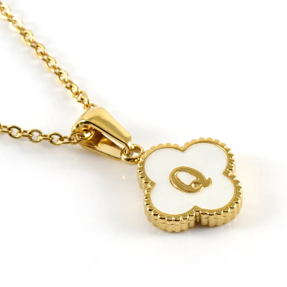 Initial Clover Necklace