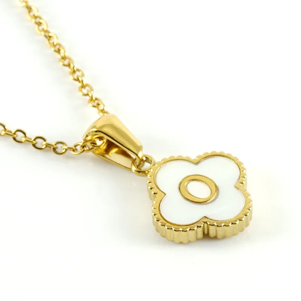 Initial Clover Necklace