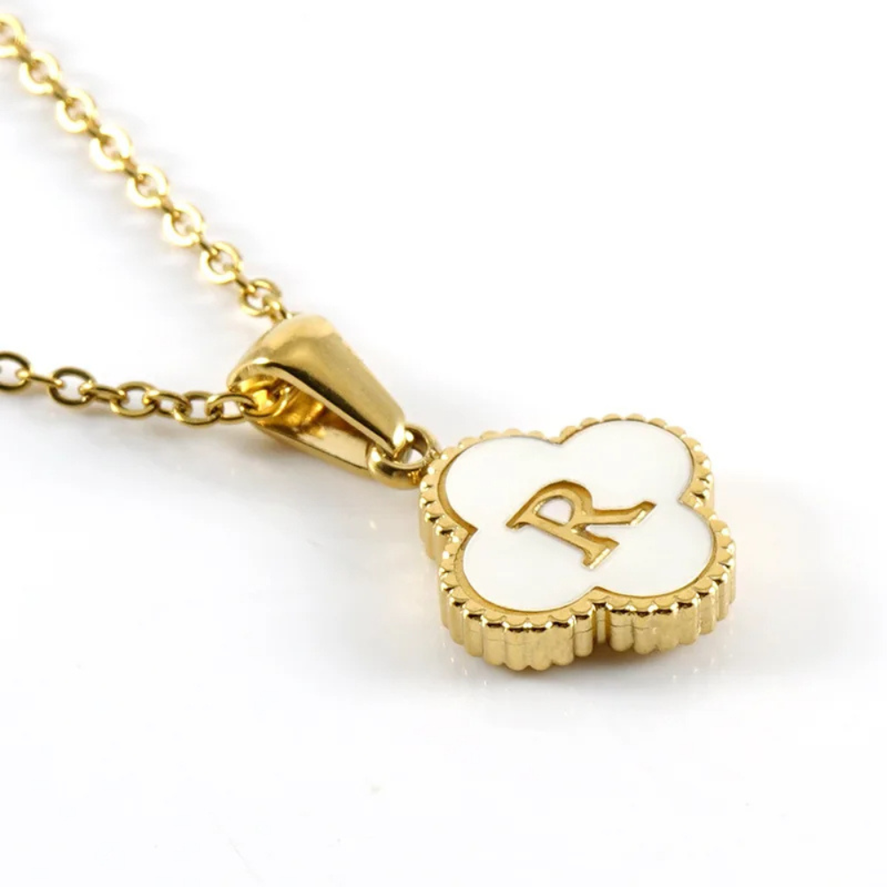 Initial Clover Necklace