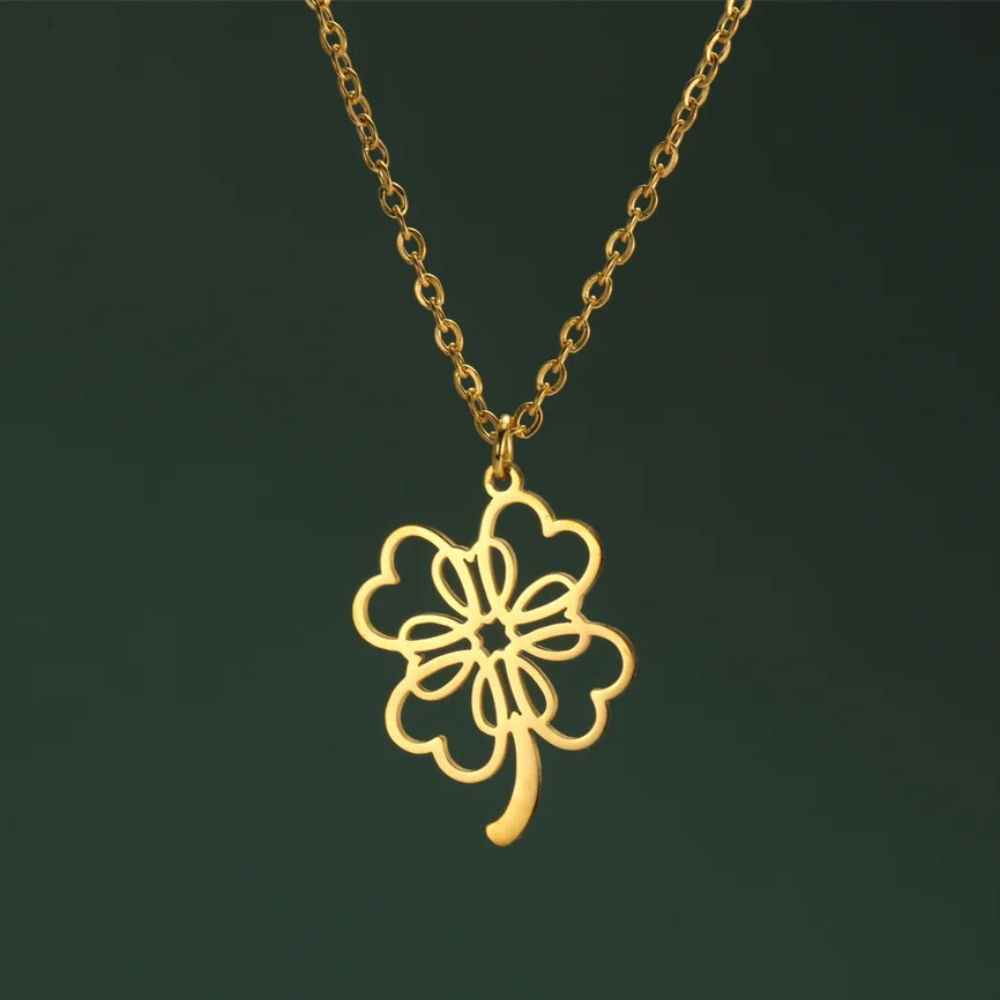 Necklace with a Clover