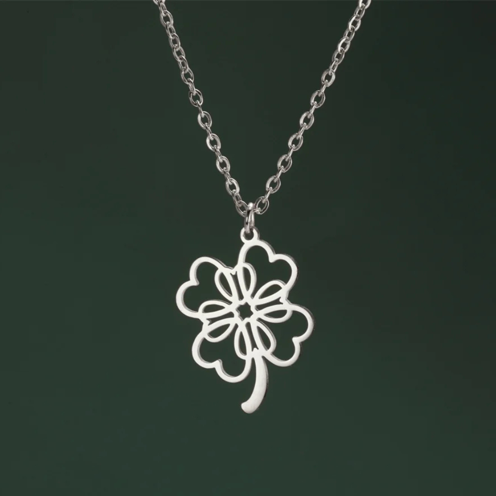 Necklace with a Clover