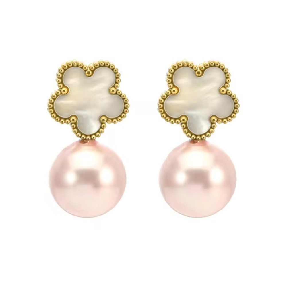 Pearl Clover Earrings