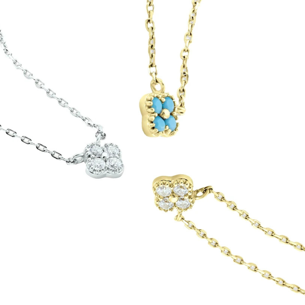 Mini Clover Necklace - Image 4